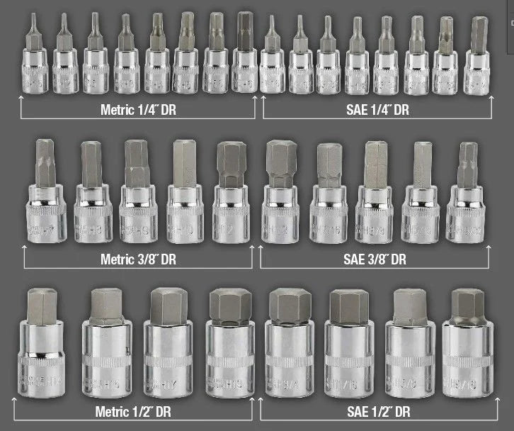 34 Piece Hex Bit Socket Master Set - PKTools | Universal Auto Spares