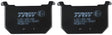 Brake Pad Set, Disc Brake MCB516 - TRW