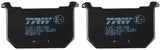 Brake Pad Set, Disc Brake MCB516 - TRW - Motorcycle Brake Pads - TRW