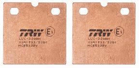 Brake Pad Set, Disc Brake MCB533 - TRW