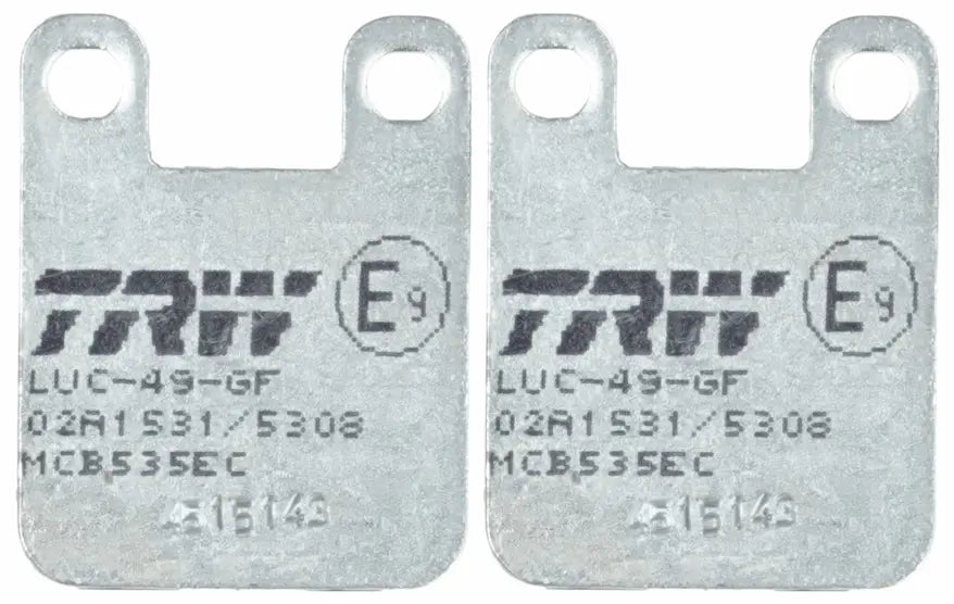 Brake Pad Set, Disc Brake MCB535 - TRW
