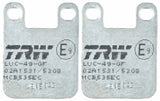 Brake Pad Set, Disc Brake MCB535 - TRW - Brake Pads - TRW