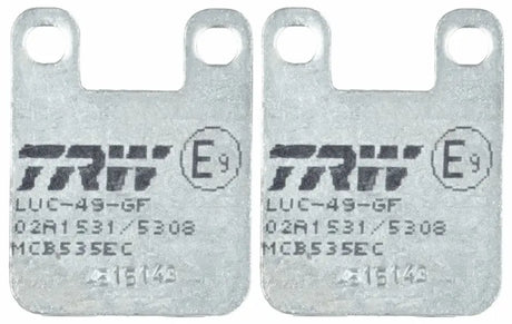 Brake Pad Set, Disc Brake MCL53EC - TRW