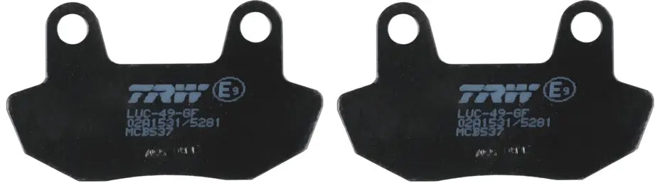 Brake Pad Set, Disc Brake MCB537 - TRW