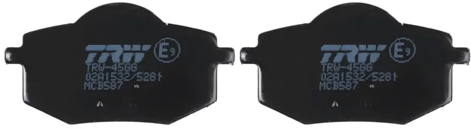 Brake Pad Set, Disc Brake MCB587 - TRW