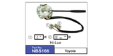 Blinker Switch NBS166 - Nice Products | Universal Auto Spares