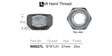 Gold Wheel Nut Tapered NN927L - Nice Products | Universal Auto Spares
