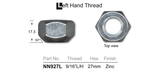 Gold Wheel Nut Tapered NN927L - Nice Products | Universal Auto Spares