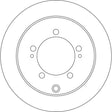 Brake Disc DF4845S - TRW