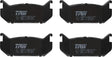 Brake Pad Set, Disc Brake GDB114 - TRW