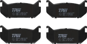 Brake Pad Set, Disc Brake GDB114 - TRW