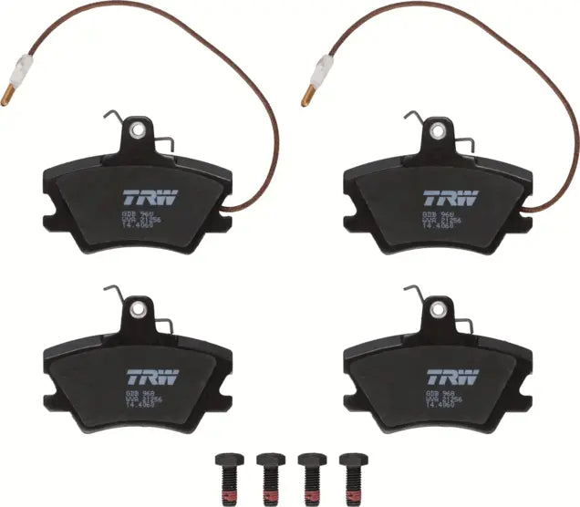 Brake Pad Set, Disc Brake GDB968 - TRW