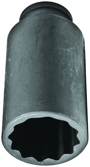 34mm 1/2” Drive 12PT Metric CR-MO Deep Impact Socket - PKTool