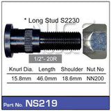 Stud & Nut NS219 - Nice Products | Universal Auto Spares
