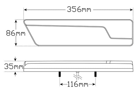 355 Series Stop/Tail/Ind/Rev/Reflector - LED AutoLamps | Universal Auto Spares