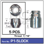 Lock Nuts (set of 5) P1-5LOCK - Nice Products | Universal Auto Spares