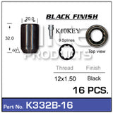 Lock Nuts 16+Key K332B-16 - Nice Products | Universal Auto Spares