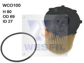 Oil Filter R2684P Citroen/Peugeot WCO100 - Cooper - Cooper