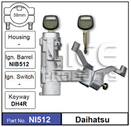 Ignition Lock NI512 - Nice Products | Universal Auto Spares