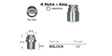 Lock Nuts (set of 4) W2LOCK - Nice Products | Universal Auto Spares