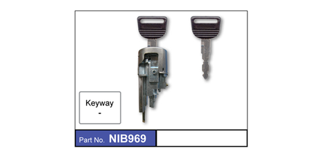 Ignition Barrel NIB969 - Nice Products | Universal Auto Spares