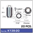 Lock Nuts 20+Key K139-20 - Nice Products | Universal Auto Spares