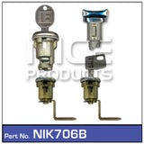 Lock set NIK706B - Nice Products | Universal Auto Spares