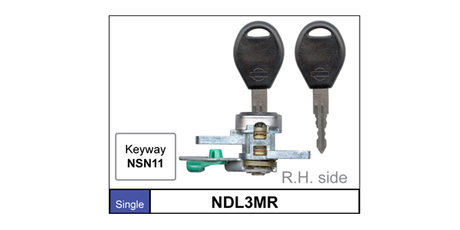 Door Lock NDL3MR - Nice Products | Universal Auto Spares
