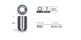 Chrome Nut Tapered K332 - Nice Products | Universal Auto Spares