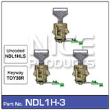 Door Lock set 3 NDL1H-3 - Nice Products | Universal Auto Spares