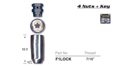 Lock Nuts F1LOCK - Nice Products | Universal Auto Spares