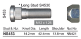 Stud & Nut NS453 - Nice Products | Universal Auto Spares