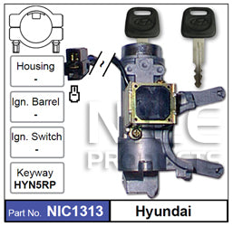 Lock & Switch NIC1313 - Nice Products | Universal Auto Spares