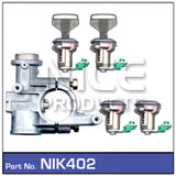 Lock set (4) NIK402 - Nice Products | Universal Auto Spares