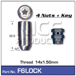 Lock Nuts F6LOCK - Nice Products | Universal Auto Spares