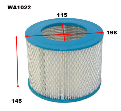 Air Filter A1335 Fits Toyota WA1022 - Wesfil | Universal Auto Spares