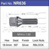 Wheel Bolt NR636 - Nice Products | Universal Auto Spares