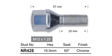 One Piece Stud NR428 - Nice Products | Universal Auto Spares