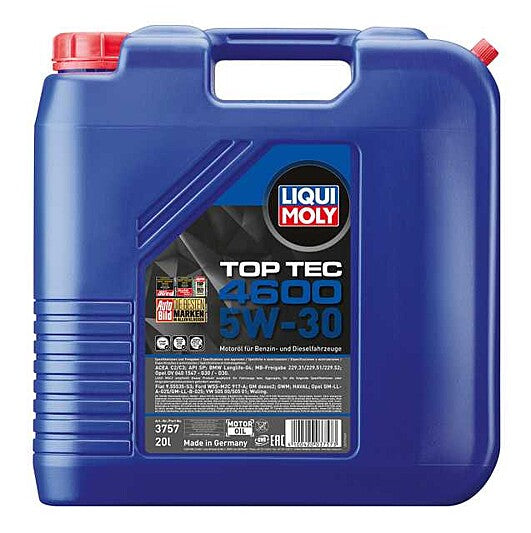 Top Tec 4600 5W-30 Synthetic Technology - LIQUI MOLY | Universal Auto Spares