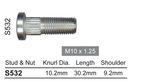Wheel Stud S532 - Nice Products | Universal Auto Spares