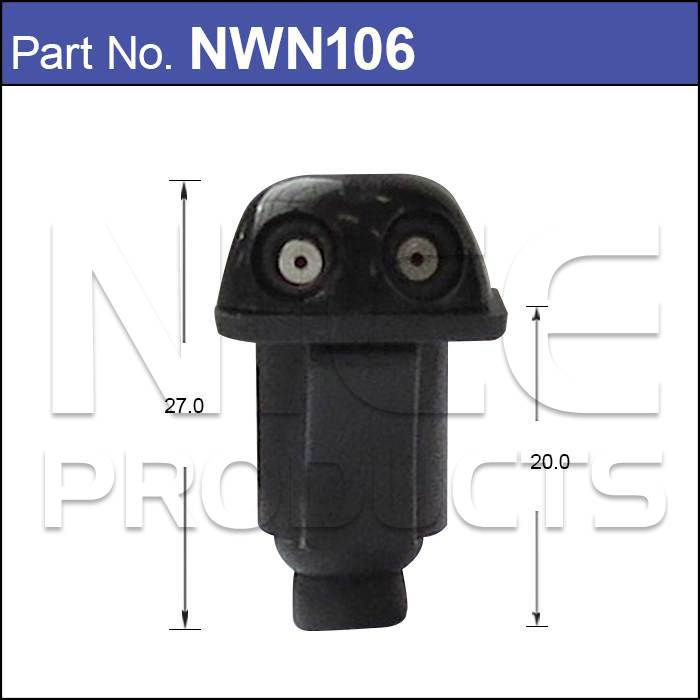 Washer Jet Pair NWN106 - Nice Products | Universal Auto Spares