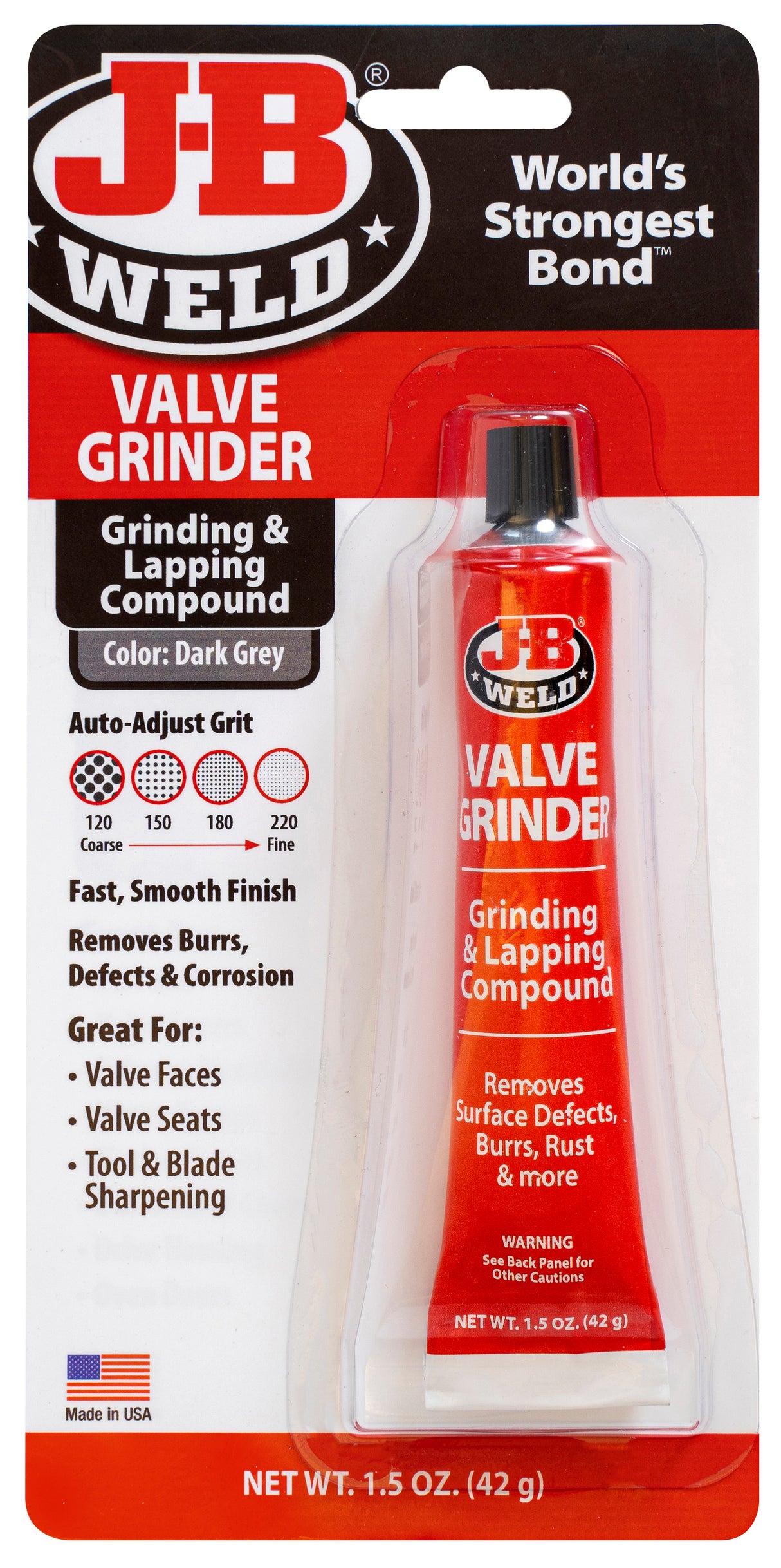 Valve Grinder Grinding & Lapping Compound Abrasive Paste 42g - J-B Weld