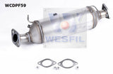 Diesel Particulate Filter (DPF) RPF276 Fits Hyundai WCDPF59 - Wesfil