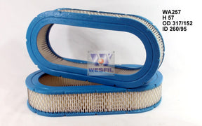 Air Filter A257 Fits Nissan WA257 - Wesfil