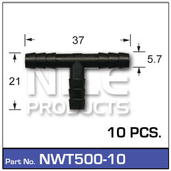 Hose Connection Pkt 10 NWT500-10 - Nice Products | Universal Auto Spares
