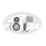 Tensioner HOLDEN X18XE Z14XE 38212 - Gates