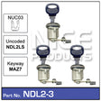 Door Lock set 3 NDL2-3 - Nice Products | Universal Auto Spares