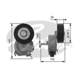 Tensioner ALFA ROMEO 936A0 DOPHC 24V 38473 - GATES