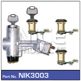 Lock set NIK3003 - Nice Products | Universal Auto Spares