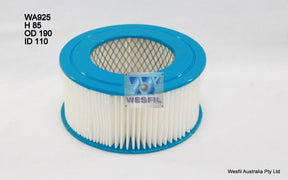 Air Filter A114 X 85mm High WA925 - Wesfil
